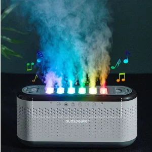 Smart Home Humidifiers With Color Changing Light Wireless Remote Control Music Air Humidifier for Bedroom
