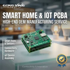 Smart Home & IOT PCBA High-End OEM Manufacturing Service Smart Hubs Sensors Connectivity Hardware Assembly ISO 9001