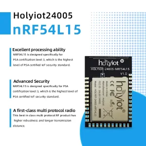 Smart Home Iot Wearable Devices Low Power Ble 6.0 NRF54L15 Wireless Module