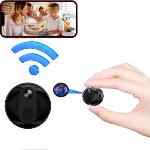 Smart Home Mini CCTV Camera with Night Vision H.264 1 Year Warranty One Way Audio CMOS Sensor for Indoor Home Security