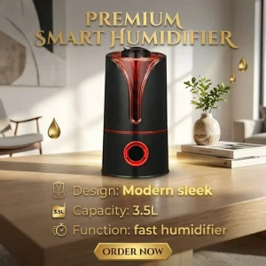 Smart Home Office Plant Air Ultrasonic Smart Humidifier With Function Remote Control 5L Capacity For Household Hotel Use