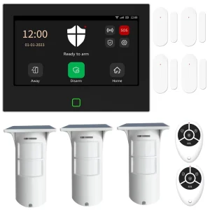 Smart Home Office Security Burglar Alarm System Kit With Door Sensor Outdoor PIR Sensors