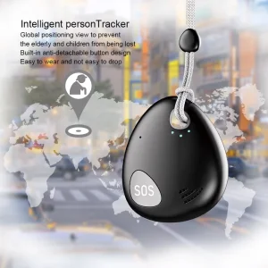 Smart Home Product Mini 4G GPS Tracker for Elderly and Kids Personal Anti Loss Device with SOS Emergency Call Button