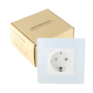 Smart Home Product Tuya WiFi Google Alexa App Timer Remote Control Smart Wall Power Socket Power Monitor