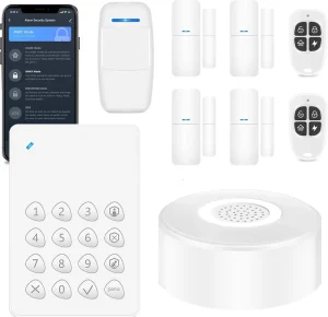 Smart Home Safety Gift Kit for Employees Corporate Holiday Gift Custom Packaging Available DIY Home Security System