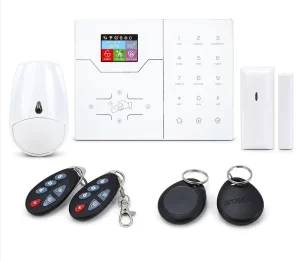 Smart Home Security Alarm System Color Touchscreen 433/868MHz Wireless WiFi GSM Burglar Alarm with Bilingual Interface