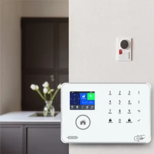 Smart Home Security Alarm System Tuya App Control SOS Function Water Resistant PIR Motion Sensor ABS Material WIFI/GSM/Wireless