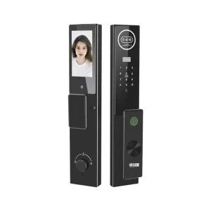 Smart Home Security Door Lock System Full Automatic Electric Keyless Digital Fingerprint Combination Aluminum Alloy Memory Cloud