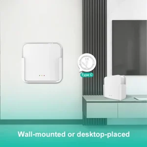 Smart Home Security Gateway Tuya APP Control 433MHz Wireless Hub WiFi 2.4GHz Voice Alarm with Location Announcement