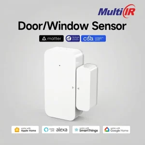 Smart Home Security System Matter Door Window Sensor Wireless Magnetic Alarm Open Close Detector Real Time App Push Alert