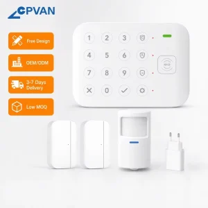 Smart Home Security System WiFi/GSM/4G App Control RFID Keypad Security Kit