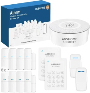 Smart Home Security System WiFi RF433 Wireless Portable DIY Alarm Kit with SOS Panic Button App Control