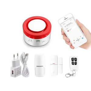 Smart Home Security System With Optional Professional Monitoring Compatible With Alexa DIY Home Security System