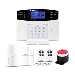 Smart Home Security System with 2.4G WIFI Backup Battery Tuya App-Alarm Kit Made of ABS Material GSM Network