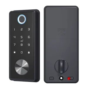 Smart Home Smart Door Lock Wifi Tuya Smart Life Fingerprint Keypad Door Lock Touchscreen Auto Locking Anti peep Password