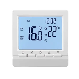 Smart Home Thermostat With Battery for Boiler/Floor/Water Heating