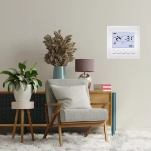 Smart Home Thermostat with White Adjustable Temperature Control Programmable Stable Electric Heater Thermostat