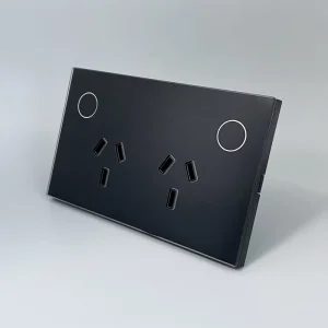 Smart Home Tuya Wifi Power Socket Australian Standard Approval Phone App Controlled Double Power Points / GPO