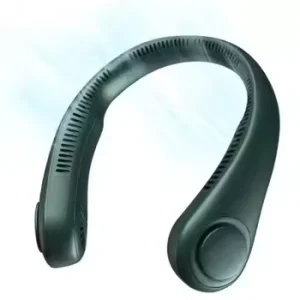Smart Home Wearable Mini Portable Neck Fan Personal Hands-Free Bladeless Touch Control Cooling Device USB Rechargeable Battery