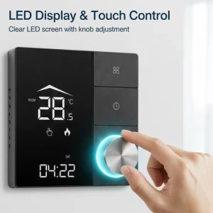 Smart Home WiFi Temperature Controller with App Remote Control for HVAC Floor Heating and Gas Boiler System