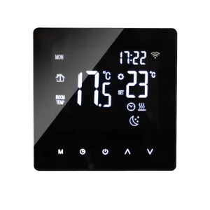 Smart Home WiFi Thermostat Touch Screen Room Thermostat for Fan Coil HVAC Compatible With Alexa Google