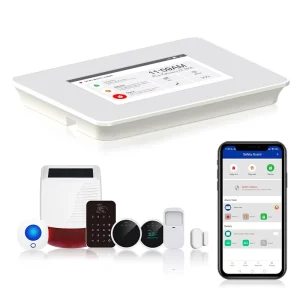 Smart House Security Wireless GSM WIFI Alarm System with Anti thief GPRS Alarm System Centering Monitor PC Software Remote