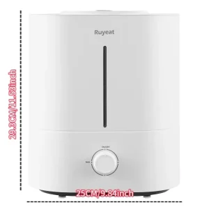 Smart Humidifier Ultrasonic Mist Diffuser with Humidistat Quiet Portable for Home Hotel