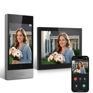 Smart IP Video Intercom System for Apartment App 1080P POE Night Vision Waterproof ABS Metal Doorbell Home Security Kit