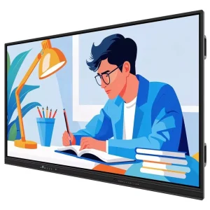 Smart Iboard Interactive Whiteboard Monitor 75 Inch USB RS232 RJ45 Port Teaching Meeting App Wifi Monitor for Education Office