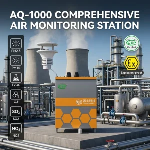 Smart Industrial Air Quality Micro Station High Precision Real Time PM2.5 & PM10 Particulate Monitoring Solution