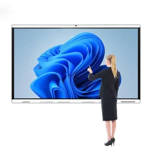 Smart Interactive Whiteboard 55 65 75 86 98 Inch Android 14 Lcd 4k Ai Assistant Flat Panel Multi Touch for School Teaching