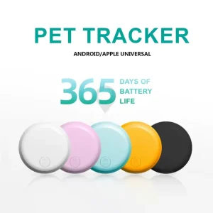Smart Key Finder Locator Airtag GPS Tracker Device BT Anti Lost Tag Alarm Reminder Works with Apple Android for Find Dogs Pets