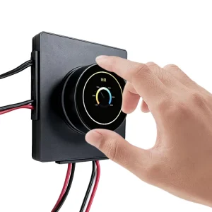 Smart Knob LED Mirror Controller DC12V 4A 72W Dimmable 3 Color Defog Timer Mirror Touch Sensor Switch for Bathroom Vanity Mirror