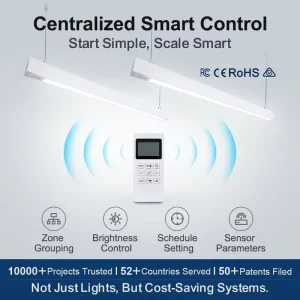 Smart LED Light System Ceiling Linear Light Led Constant Illuminance Control and Energy Monitoring for Hotel Suite