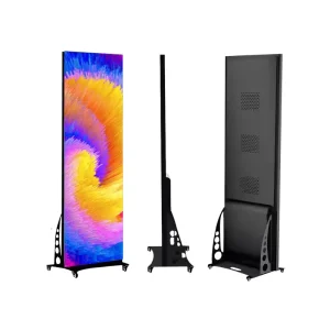 Smart LED Poster Display Indoor Digital Signage Screen Commercial Advertising LED Totem Touch Screen Display With Cloud CMS