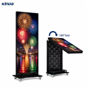 Smart LED Poster Screen P2.5 P2 P1.86 P1.5 Standing Poster Advertising Led Wall Panel HD Indoor LED Banner Display for Retail