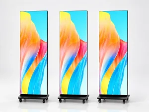 Smart LED Poster Screen P2.5 P2 P1.86 P1.53 Standing Poster Advertising Digital Signage Full HD Indoor LED Banner Display