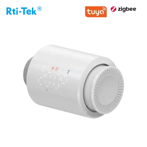 Smart LED Thermostatic Radiator Valve for Apartment Hydronic Heating Ultra Low Power Zigbee Compatible Alexa Google Home