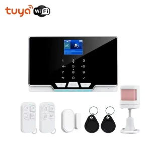 Smart Life App Control RFID Anti Theft Smart Intruder Wireless House Security Tuya Burglar Wifi 4g GSM Home Alarm System Kit