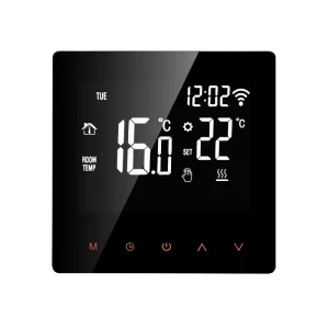 Smart Life Electric WiFi Thermostat LCD Display Touch Buttons Flame Retardant PC Material Universal Commercial Use Smart Home