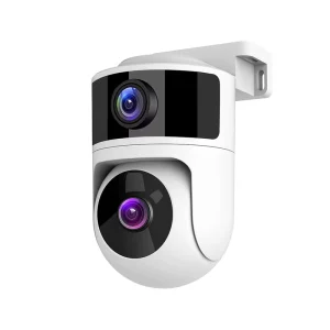 Smart Life Outdoor Dual Lens IP65 Waterproof Tuya WiFi PTZ Security Camera