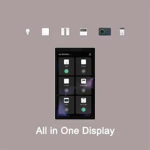Smart Life Smart Home 5 Inch Touch Screen Zigbee Control Panel ABS Material Automation Multi-Functional Alexa Compatible
