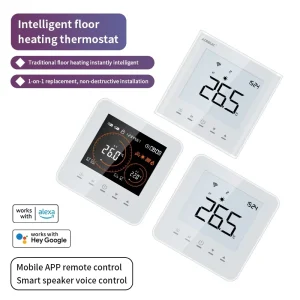 Smart Life WiFi Thermostat Home Electric 230v Water Heating Gas Boiler Flexible Control PC Hotel Floor Heating Systems for Room