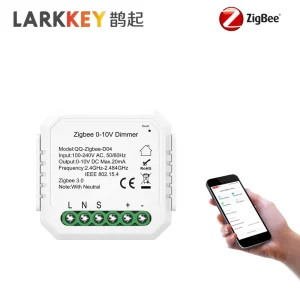 Smart Life Zigbee 0 10V Wireless Dimmer Switch Module for Smart Home System with Alexa/Google Home Voice Control