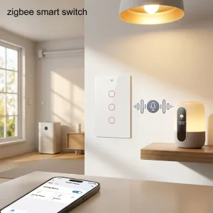 Smart Life Zigbee Light Switch No Neutral Wire Required App Controlled Indicator Off Function Works With Alexa