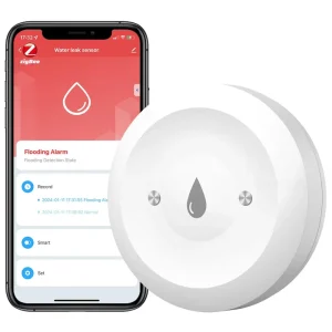 Smart Life water leakage level sensor IP66 Alarm App Detector Immersion Tuya Zigbee Water Leak Sensor