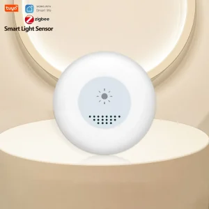 Smart Light Sensor with Illuminance Detection Low Battery Alert App & Voice Control Rotatable Design Zigbee