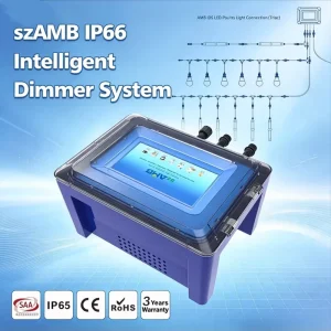 Smart Lighting Control System Dimmer 0-10V/Triac 100-230V Eco-Friendly Remote Control 1-6 Channels Poultry Lighting System