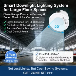Smart Lighting Kit Centralized Scheduling for Shopping Mall Lighting Dual Control Points