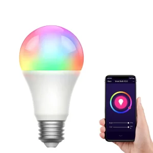 Smart Lighting Multi-Functional Smart Light Bulbs 9W 15W E26/B22 RGBCW Dimmable LED AC Wi-Fi Lamp